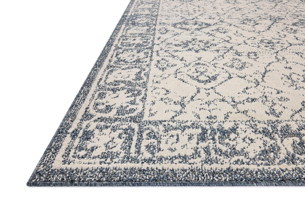 Loloi Magnolia Home by Joanna Gaines Gigi Collection GIG-02 Ivory/Blue 7'-10" x 10' Area Rug