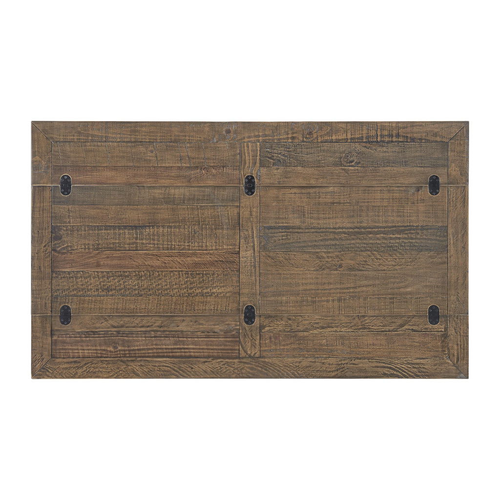 Martin Svensson Home Napa Sofa Console Table, Modular Flip Top Dining or Accent, Solid Natural Wood