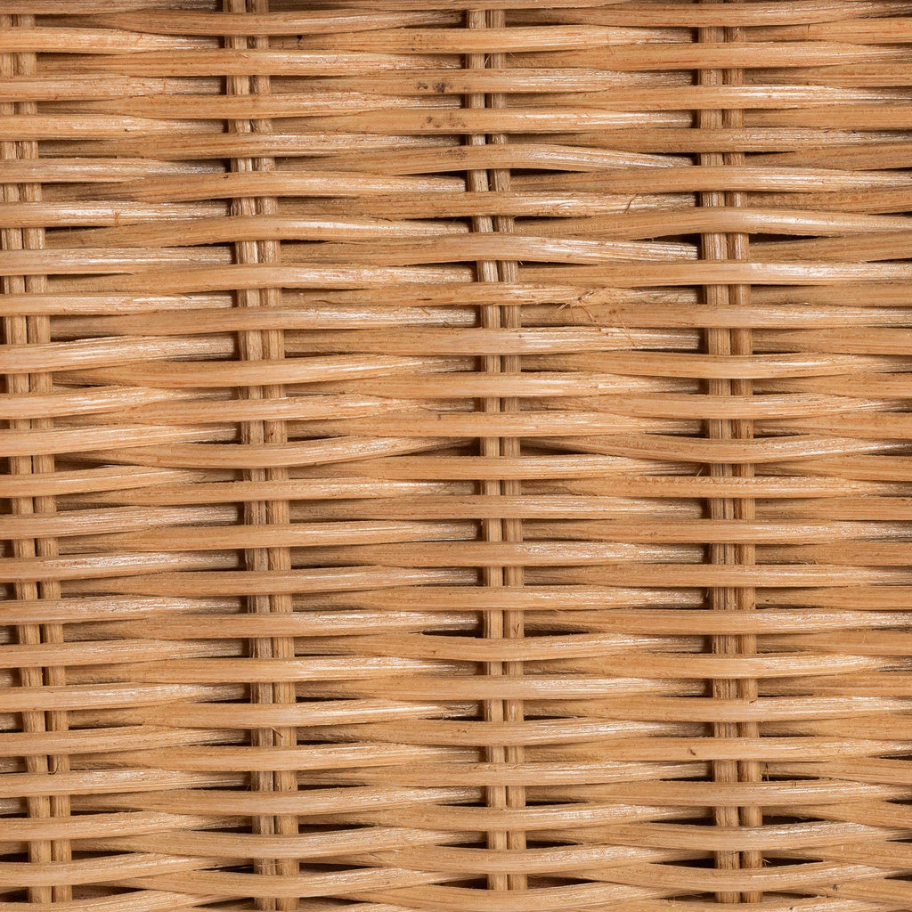 Bali & pari Abena Ming Style Natural Rattan Furniture, Wicker Accent Furniture for Hallway, Living Room Or Foyer, Bench