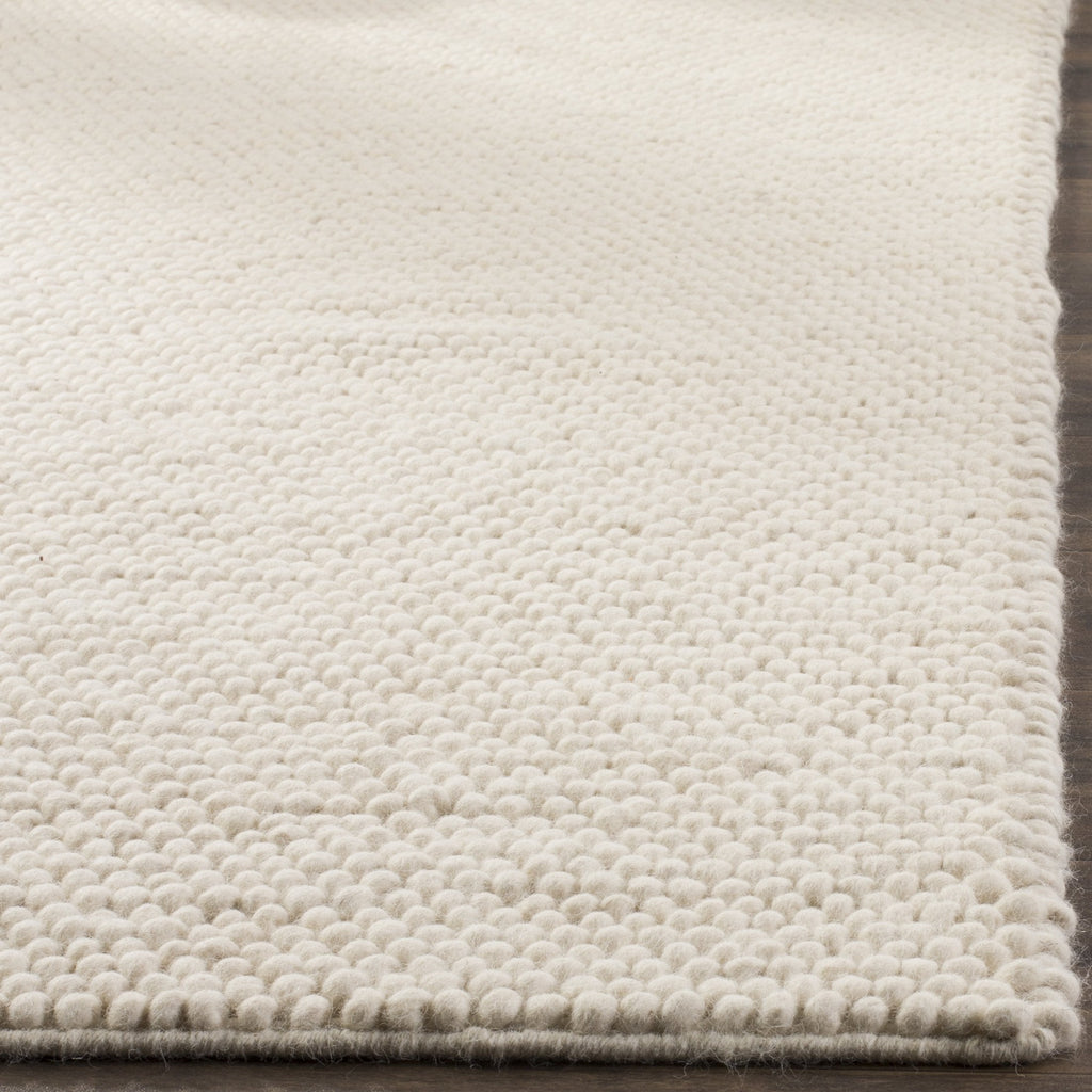 SAFAVIEH Area Rug 9x12 - Natura Collection - Large - Ivory, Handmade Wool Blend, Textured Design, Ideal for Living Room, Bedroom, Dining Space (NAT620A)