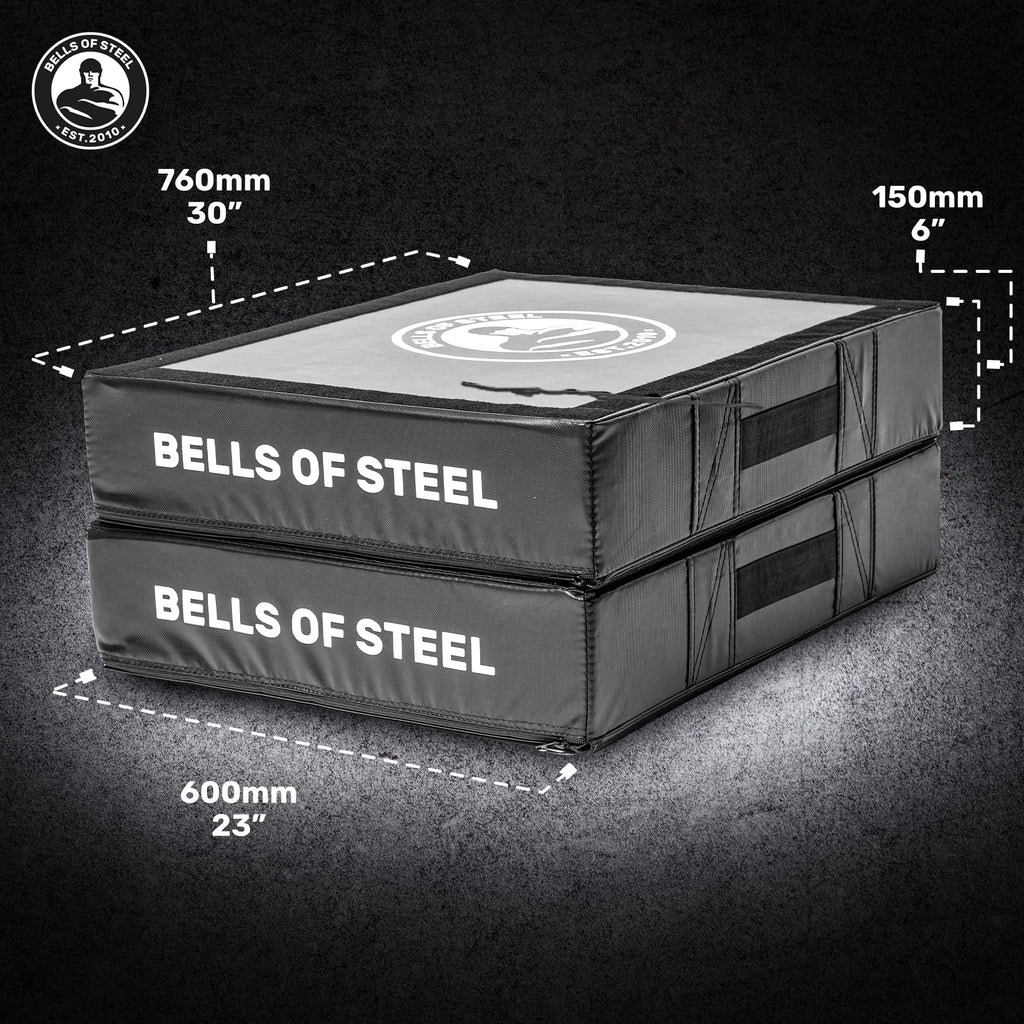 Bells of Steel Deadlift Pads Premium Quality Drop Pads Weightlifting | Noise Reducing Weight Pads for Floor Protection, Crash Pads Weightlifting | Pound Pad for Weight Lifting, Pair of Lifting Pads