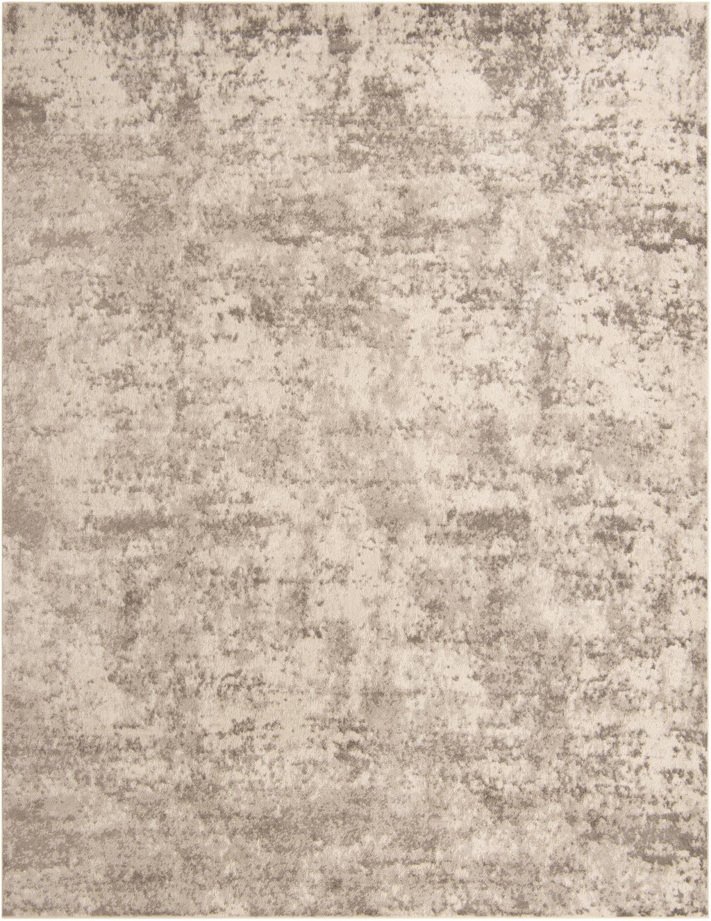 Unique Loom Eos Collection Area Rug - Borealis (10' x 13' Rectangle, Stone Gray/ Ivory)