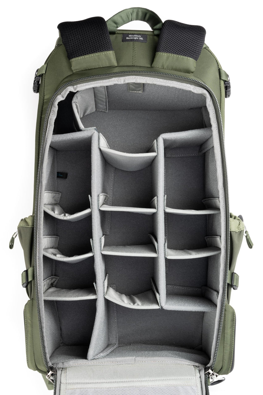Think Tank BackLight 36L Camera Daypack Backpack for DSLR, Mirrorless, Photography and Video - Montane Green