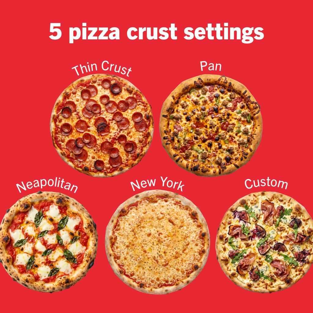 Ninja Artisan Outdoor Pizza Oven, 12-inch, 3-minute Pizza, Neapolitan, Thin Crust, New York Chicago, Custom, 700F Max Temperature, Electric Heat, Bake, Broil, Proof, Warm, Blue, MO201BL1
