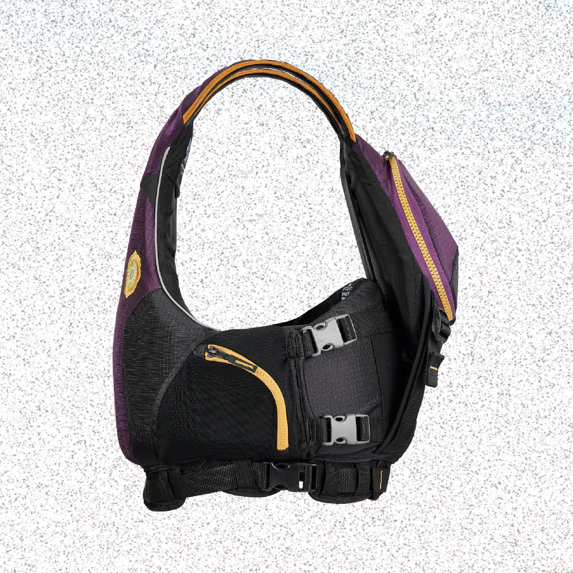 Astral Bowen Life Jacket - Lightweight USCG Type III PFD Adult Life Vest for Fishing, Touring, SUP, & Whitewater - Eggplant - Medium/Large