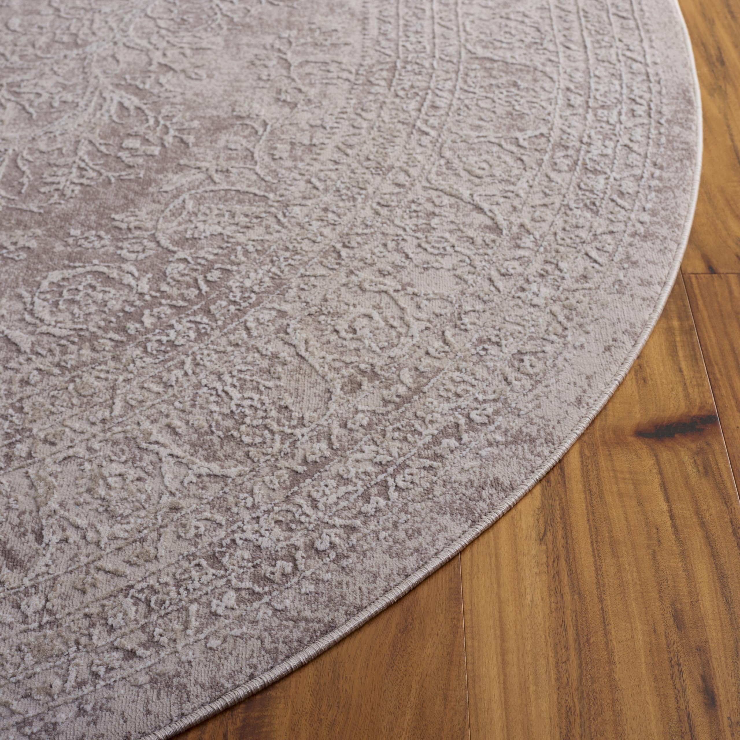 SAFAVIEH Area Rug 8x10 - Reflection Collection - Large - Beige & Cream, Non-Shedding & Easy Cleaning, Ideal for Living Room, Bedroom, Dining Space (RFT668A)