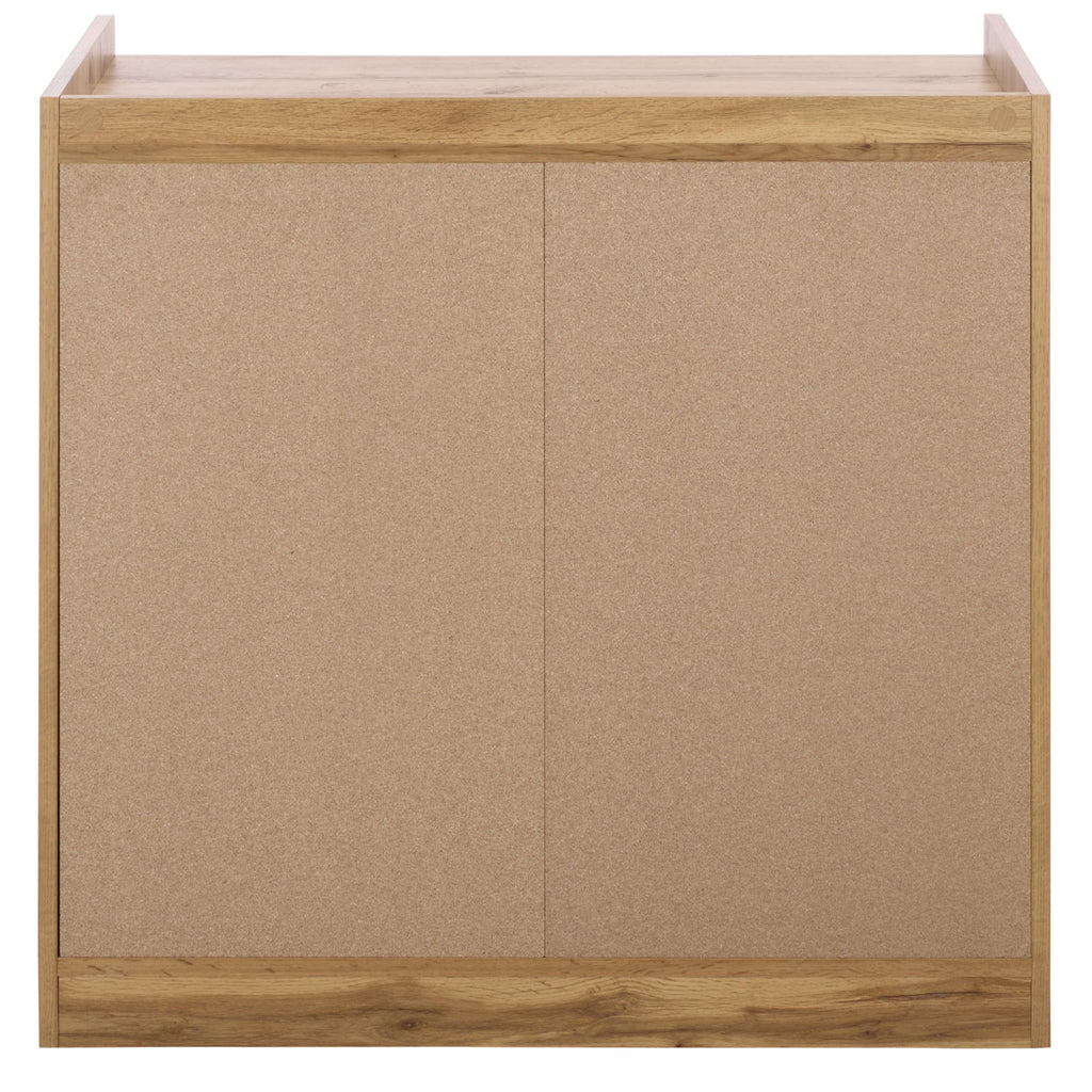 SAFAVIEH Furniture - Mishi 3-Drawer Chest - Oak Wood-Look Dresser with Storage, Modern Bedroom & Guest Room Storage Cabinet, 32" W x 18.3" D x 31.5" H (CHS3101A)