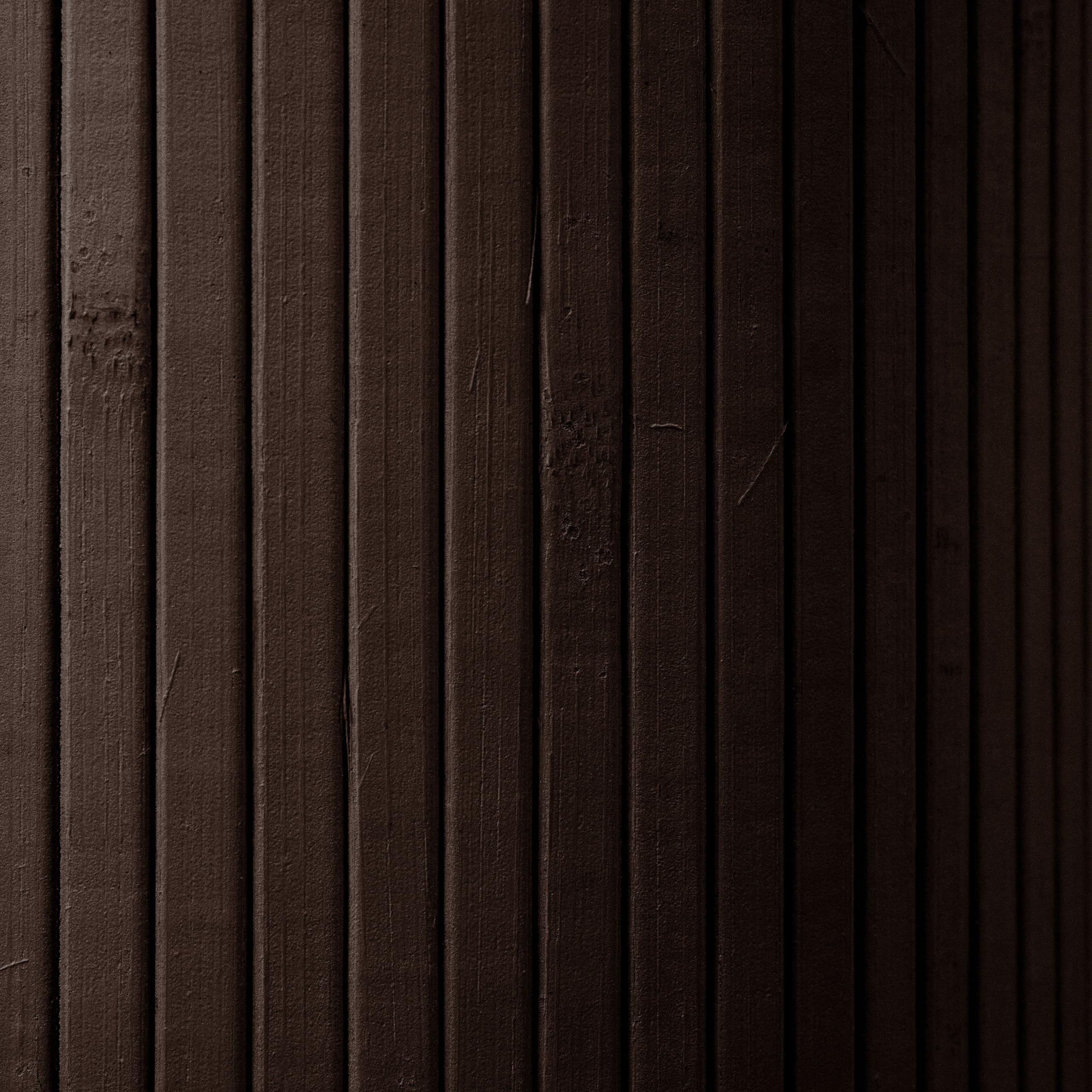 Red Lantern 6 ft. Tall Bamboo Wave Screen - Dark Mocha