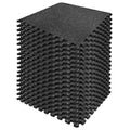 Foam Interlocking Rubber Top EVA Foam Exercise Mat 72 Sq Ft
