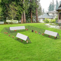 236.2" x 157.5" x 24.2" Chicken Tunnels for Yard, Portable Chicken Coop with Corner Frames, 2 Sets, Easy Installation, for Chickens, Ducks, Rabbits