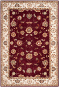 SAFAVIEH Area Rug 8x10 - Total Performance Collection - Large - Red & Ivory, Hand-Hooked, Oriental Design, Ideal for Living Room, Bedroom, Office, Dining Space (TLP725A)
