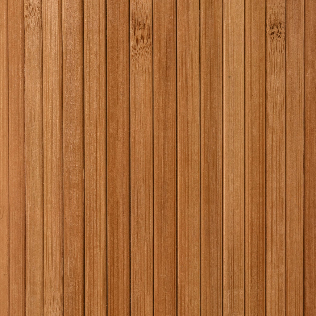 Red Lantern 4 ft. Short Bamboo Wave Screen - Natural