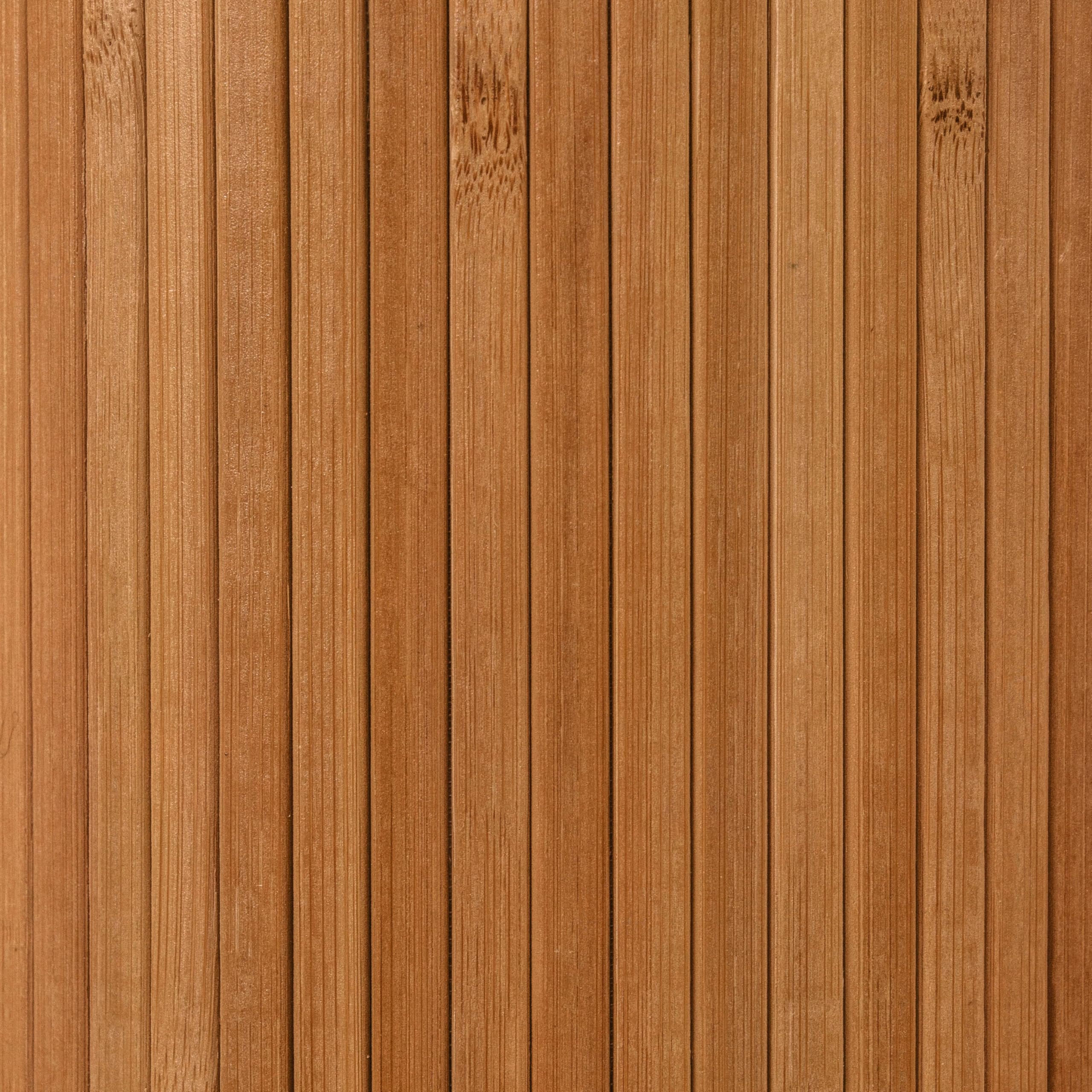Red Lantern 4 ft. Short Bamboo Wave Screen - Natural