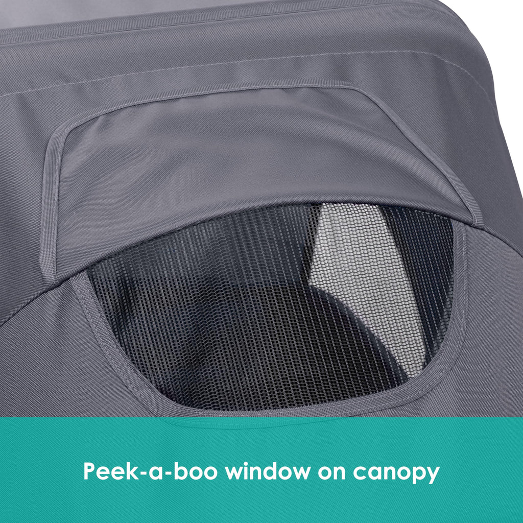 Baby Trend Navigator 2-in-1 Stroller Wagon, Dash Black