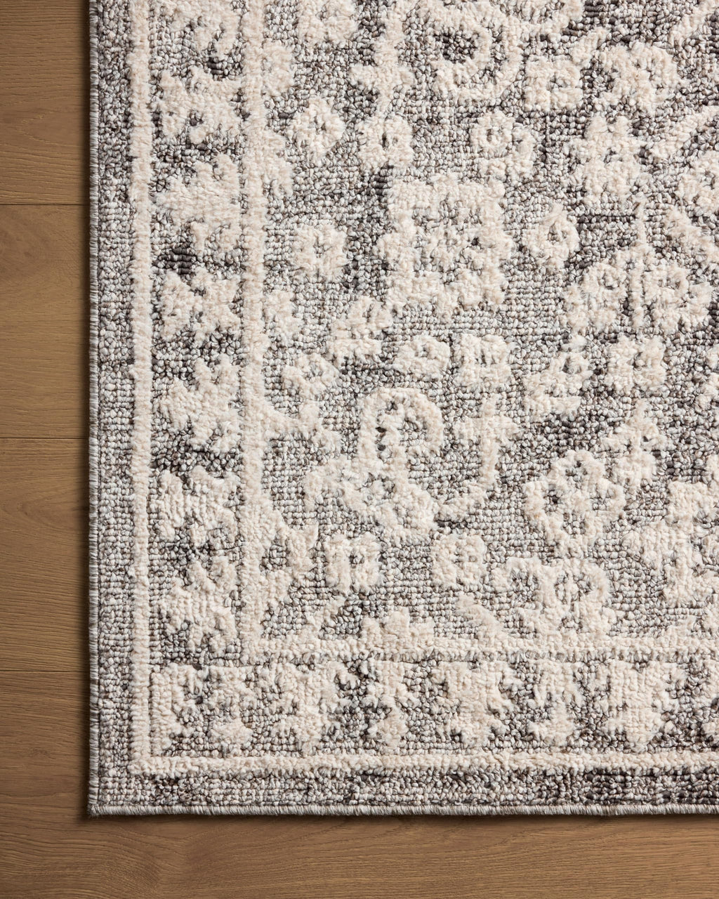 Loloi Magnolia Home by Joanna Gaines Gigi Collection GIG-01 Grey/Ivory 7'-10" x 10' Area Rug