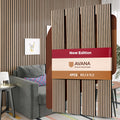 Avana Acoustic Wood Wall Panels – 93.2x11.25 Inch Panels – Fits 94x12 Layout – White Oak Acoustic Panels 4 PCs – Wall Panels for Interior Wall Decor for Homes, Offices – Durable Wood Panels for Wall
