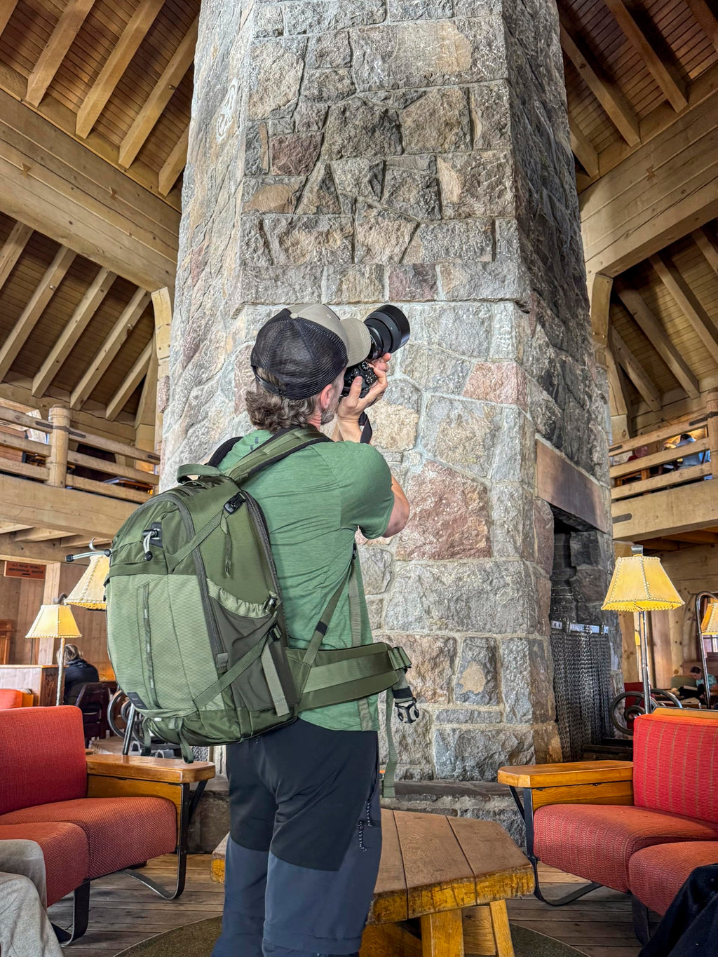 Think Tank BackLight 36L Camera Daypack Backpack for DSLR, Mirrorless, Photography and Video - Slate Black