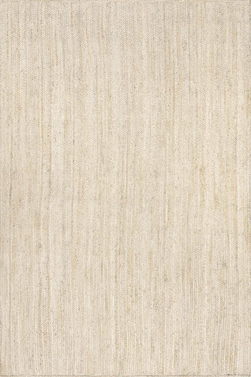 nuLOOM 9x12 Rigo Jute Hand Woven Area Rug, Off White, Solid Farmhouse Design, Natural Fiber, For Bedroom, Living Room, Dining Room, Hallway, Office, Kitchen, Entryway