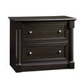 Sauder Palladia 2 Drawer File Cabinet, Lateral Filing Cabinets for Home Office, Hanging File Folders Organizer, Interlocking Drawers, in Wind Oak Finish