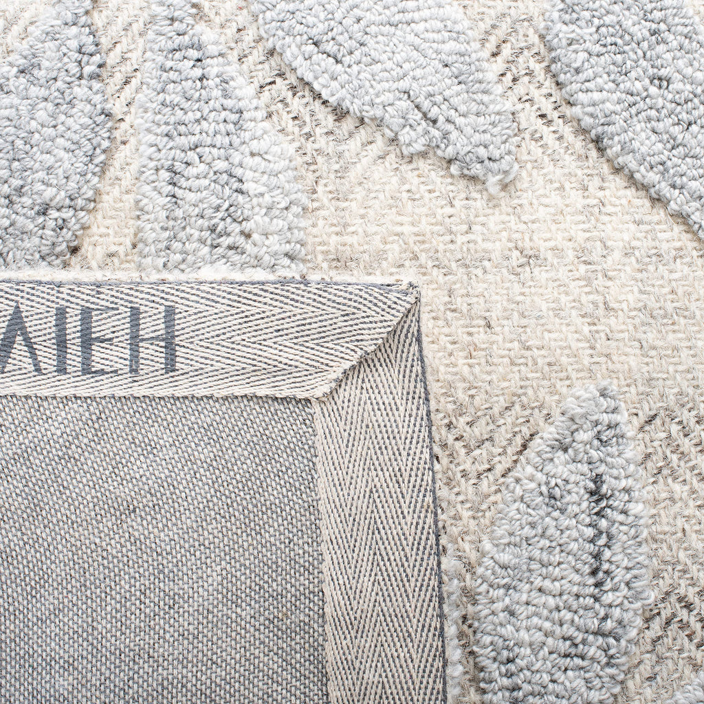 SAFAVIEH South Hampton Collection 8' x 10' Grey SHA302F Handmade Botanical Wool Area Rug