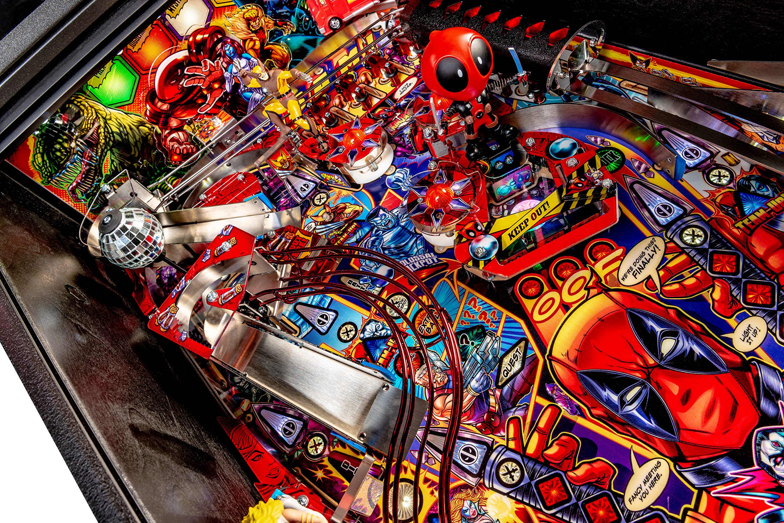 Stern Pinball Deadpool Arcade Pinball Machine with Insider Connected, Premium Edition