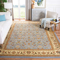 SAFAVIEH Lyndhurst Collection Area Rug - 10' x 14', Light Blue & Ivory, Traditional Oriental Design, Non-Shedding & Easy Care, Ideal for High Traffic Areas in Living Room, Bedroom (LNH312B)