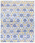 SAFAVIEH Valencia Collection Area Rug - 9' x 12', Lavender & Gold, Boho Chic Distressed Design, Non-Shedding & Easy Care, Ideal for High Traffic Areas in Living Room, Bedroom (VAL106L)