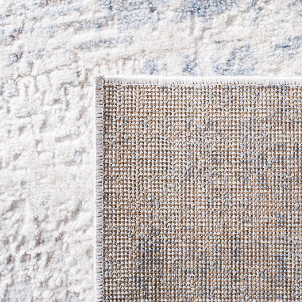 SAFAVIEH Amelia Collection Area Rug - 10' x 14', Ivory & Blue, Modern Abstract Design, Non-Shedding & Easy Care, Ideal for High Traffic Areas in Living Room, Bedroom (ALA700A)