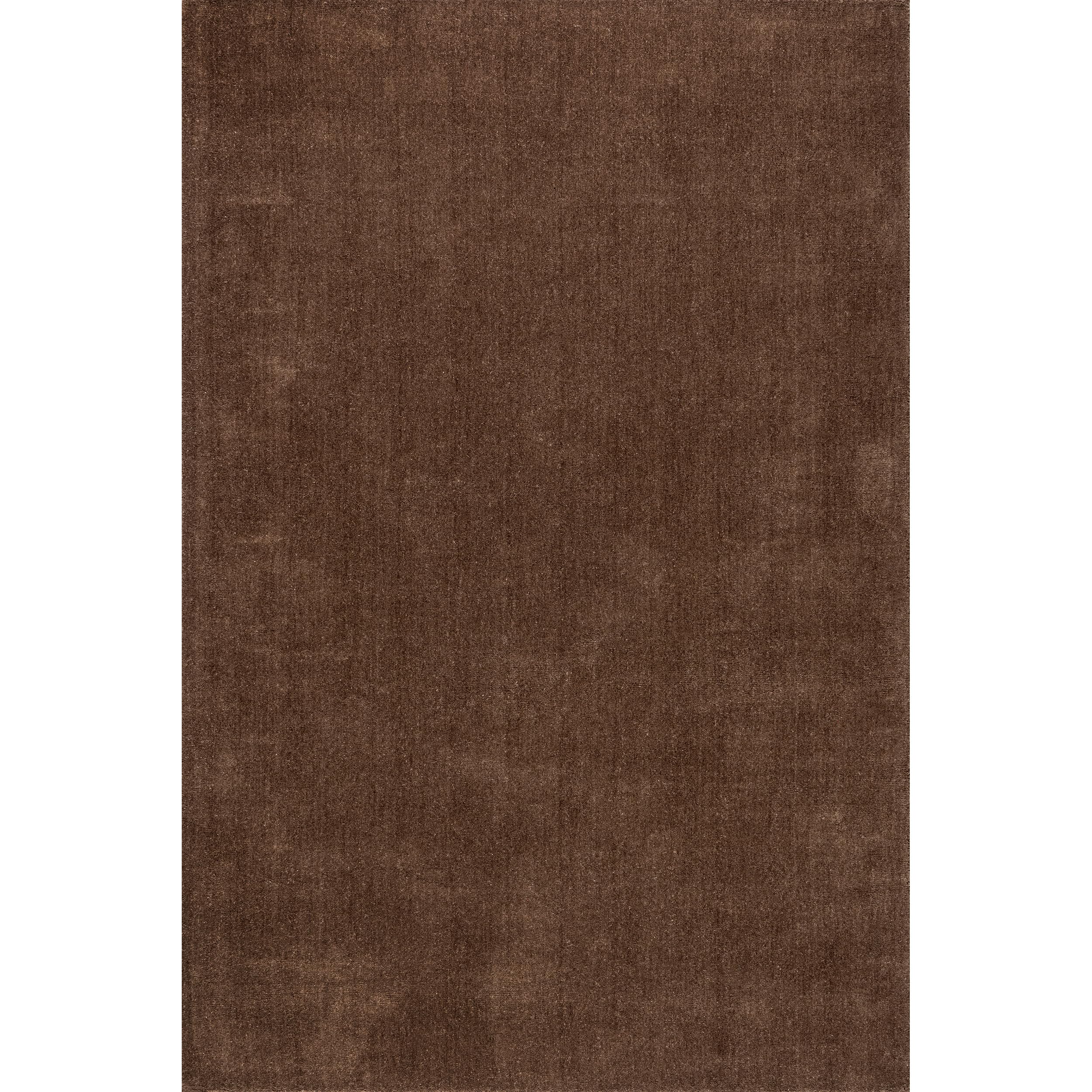 Rugs USA Maru Handmade, Dark Brown, 5' x 8', Solid, Wool, Soft and Cozy, High Traffic, Stain Resistant, Easy Clean, Durable Area Rug for Bedroom, Living Room, Dining Space, Den, Foyer, Entryway
