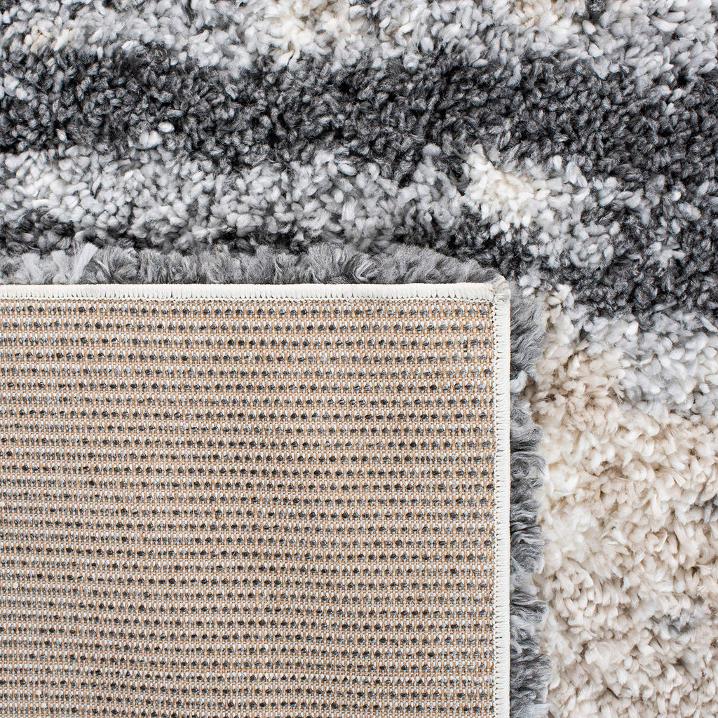 SAFAVIEH Area Rug 10x14 - Fontana Shag Collection - Large - Grey & Ivory, Non-Shedding & Easy to Clean, Plush Thick Pile, Ideal for Living Room, Bedroom, Dining Space (FNT853G)