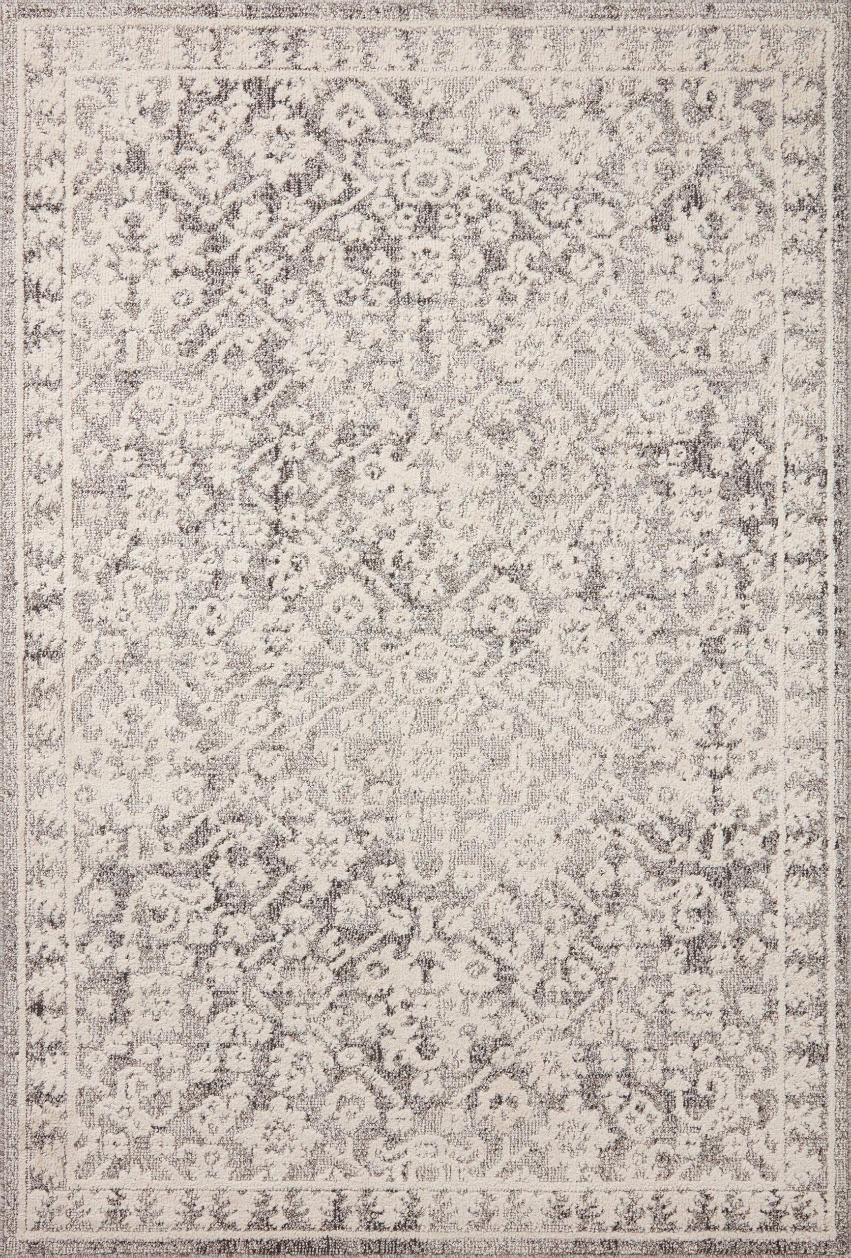 Loloi Magnolia Home by Joanna Gaines Gigi Collection GIG-01 Grey/Ivory 7'-10" x 10' Area Rug