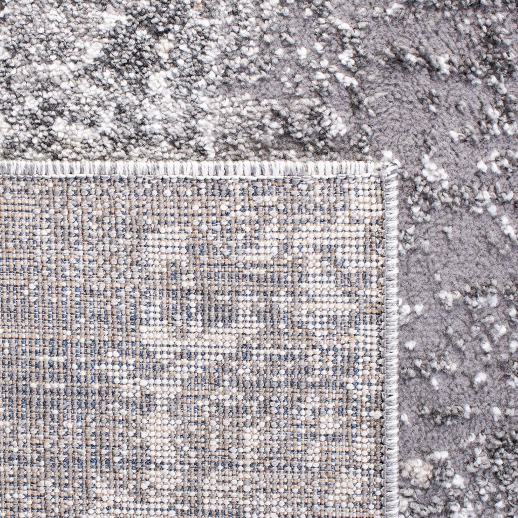 SAFAVIEH Aston Collection Area Rug - 9' x 12', Light Grey & Grey, Modern Abstract Design, Non-Shedding & Easy Care, Ideal for High Traffic Areas in Living Room, Bedroom (ASN715F)