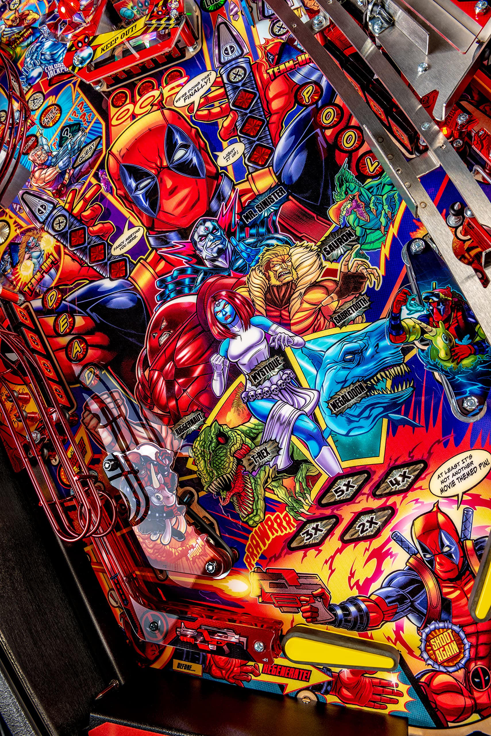 Stern Pinball Deadpool Arcade Pinball Machine with Insider Connected, Premium Edition