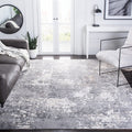 SAFAVIEH Aston Collection Area Rug - 9' x 12', Light Grey & Grey, Modern Abstract Design, Non-Shedding & Easy Care, Ideal for High Traffic Areas in Living Room, Bedroom (ASN715F)