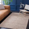 SAFAVIEH Area Rug 6x9 - Natura Collection - Brown, Handmade Wool Blend, Textured Design, Ideal for Living Room, Bedroom, Dining Space (NAT620T)