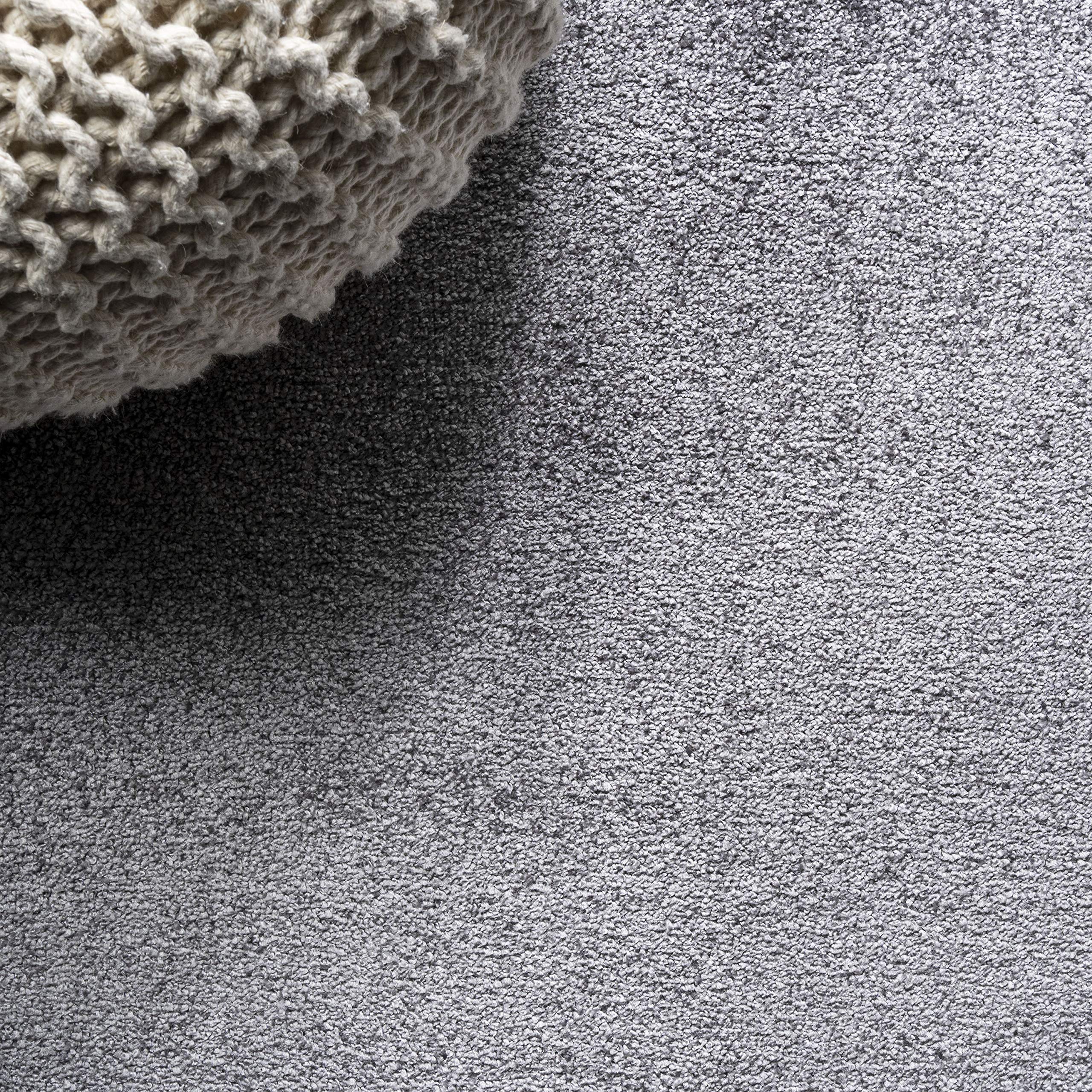 JONATHAN Y Haze Solid Low-Pile Gray Indoor Area Rug 10x14, Coastal,Bohemian,Minimalist,Classic, Easy-Cleaning for Living Room,Bedroom,Kitchen,Pet Friendly,Non-Shedding (SEU100A-14)