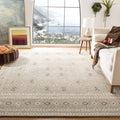 SAFAVIEH Micro-Loop Collection Area Rug - 10' x 14', Grey & Ivory, Rustic Boho Design, Handmade Wool, Ideal for The Living Room, Bedroom, Dining Room (MLP803F-10)