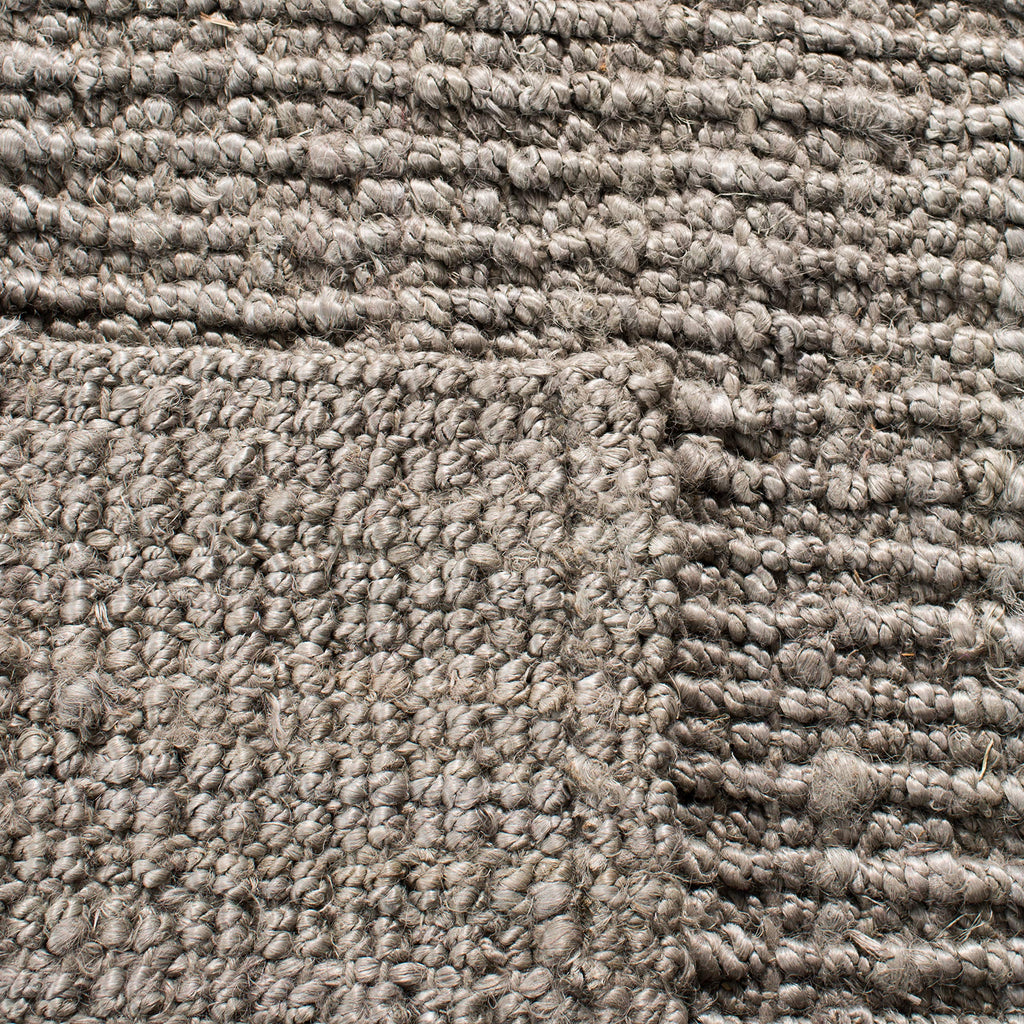 SAFAVIEH Area Rug 10' Square - Natural Fiber Collection - Large - Light Grey, Handmade Jute, Farmhouse Style, Chunky Textured Thick Pile (NF447G)