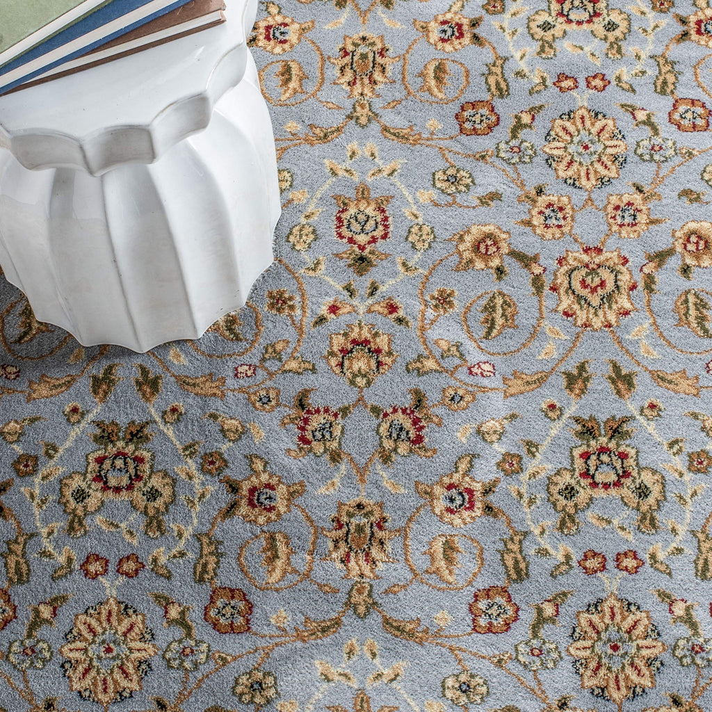 SAFAVIEH Lyndhurst Collection Area Rug - 10' x 14', Light Blue & Ivory, Traditional Oriental Design, Non-Shedding & Easy Care, Ideal for High Traffic Areas in Living Room, Bedroom (LNH312B)