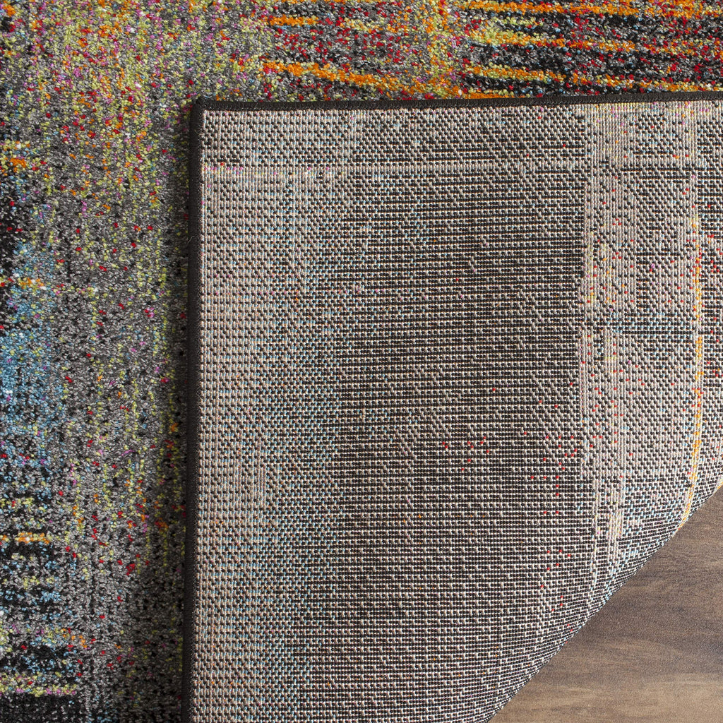 SAFAVIEH Porcello Collection Area Rug - 10'6" x 14', Multi, Modern Abstract Design, Non-Shedding & Easy Care, Ideal for High Traffic Areas in Living Room, Bedroom (PRL6936A)