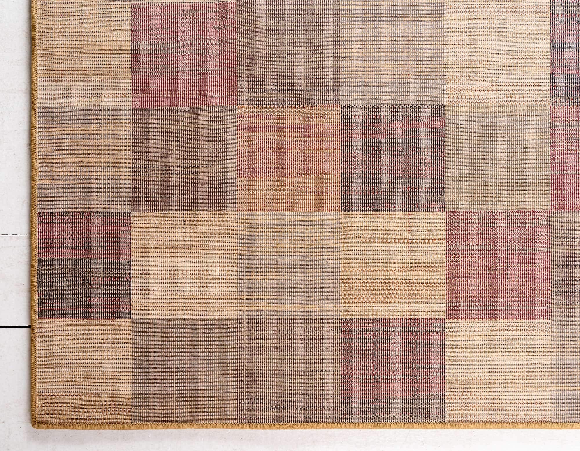 Unique Loom Barista Collection Area Rug - Gava (7' 10" x 10' Rectangle, Multi/ Brown)