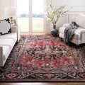 SAFAVIEH Vintage Hamadan Collection X-Large Area Rug - 11' x 15', Red & Multi, Oriental Persian Design, Non-Shedding & Easy Care, Ideal for High Traffic Areas in Living Room, Bedroom (VTH215A)