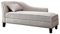 Furniture of America Laura Contemporary Chaise Lounger, Beige