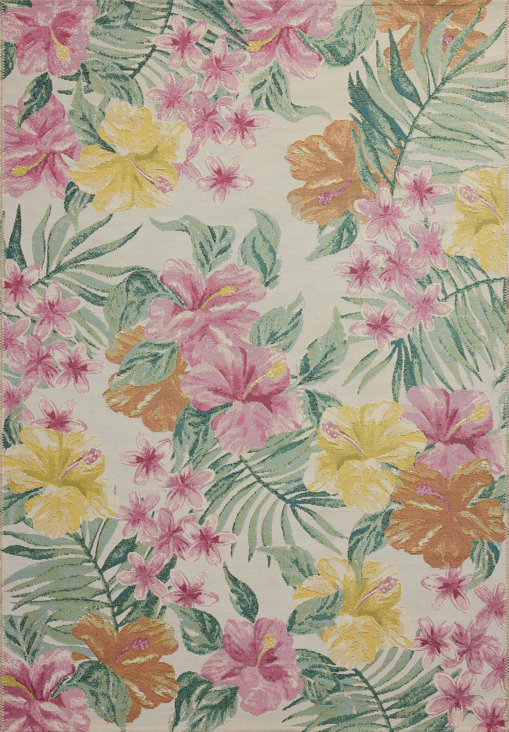 Loloi Botanical Collection BOT-03 Ivory/Sunrise 10'-6" x 13'-9" Area Rug