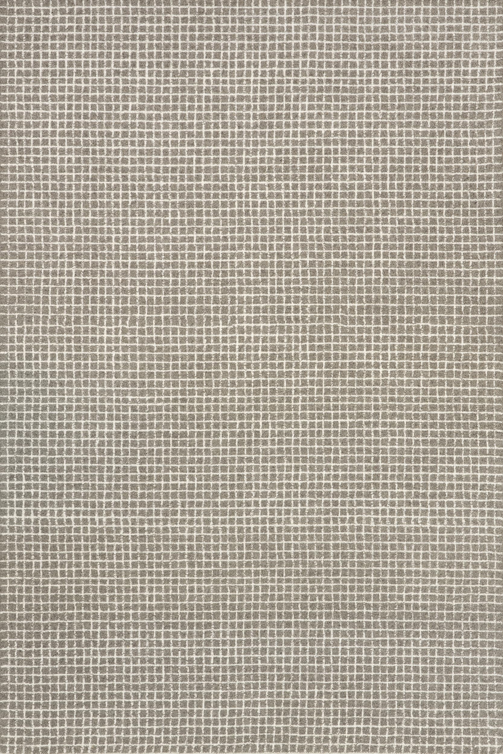 Rugs USA Melrose Grey, 11'6" x 14'6", Handmade, Checked, Wool, Soft and Cozy, High Traffic, Stain Resistant, Easy Clean, Durable Area Rug for Bedroom, Living Room, Dining, Den, Entryway