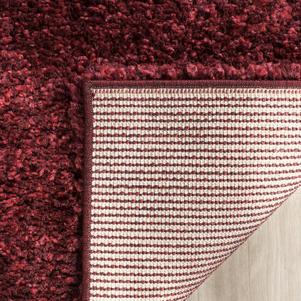 SAFAVIEH California Shag Collection Area Rug - 9'6" x 13', Maroon, Non-Shedding & Easy to Clean, Ultra Plush Thick Pile, Ideal for Living Room, Bedroom, Dining Space (SG151-4242)
