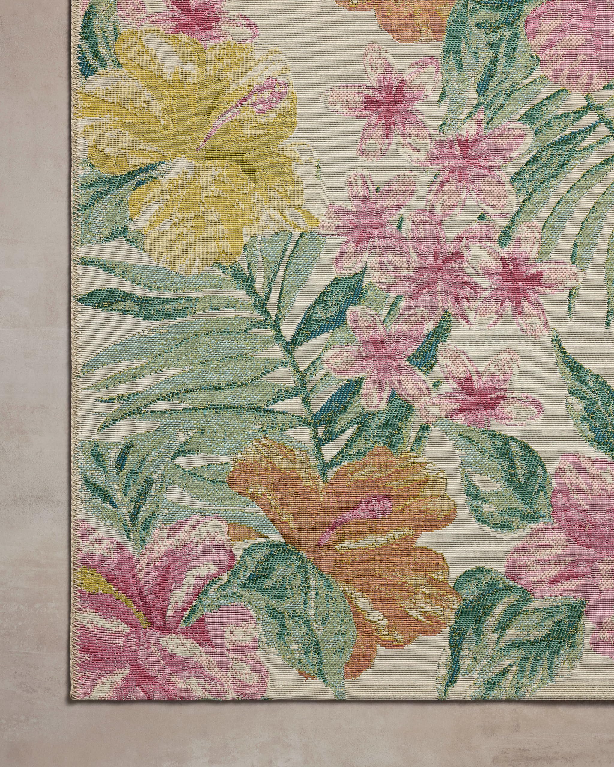 Loloi Botanical Collection BOT-03 Ivory/Sunrise 10'-6" x 13'-9" Area Rug