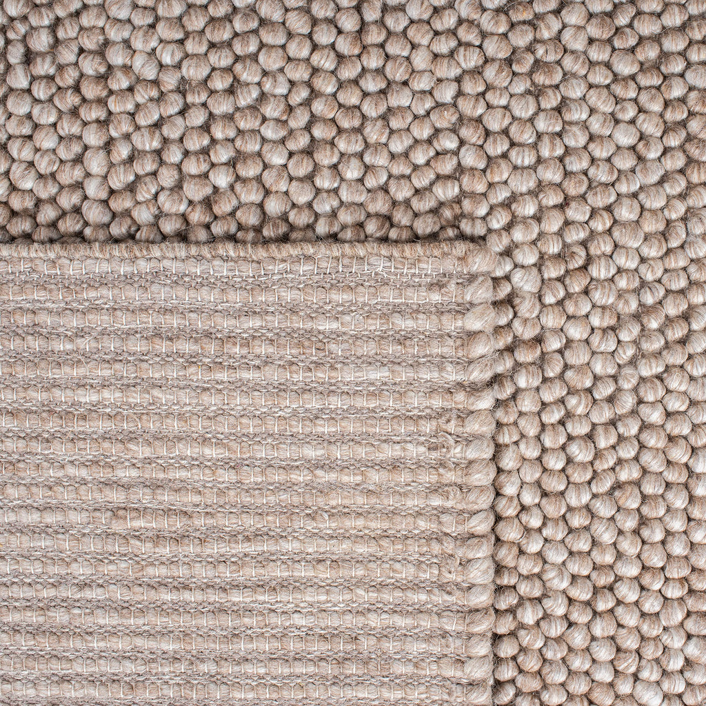 SAFAVIEH Area Rug 6x9 - Natura Collection - Brown, Handmade Wool Blend, Textured Design, Ideal for Living Room, Bedroom, Dining Space (NAT620T)