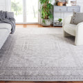 SAFAVIEH Area Rug 10x14 - Adirondack Collection - Large - Ivory & Silver, Oriental Medallion Design, Non-Shedding & Easy to Clean, Ideal for Living Room, Bedroom, Dining Space (ADR108B)