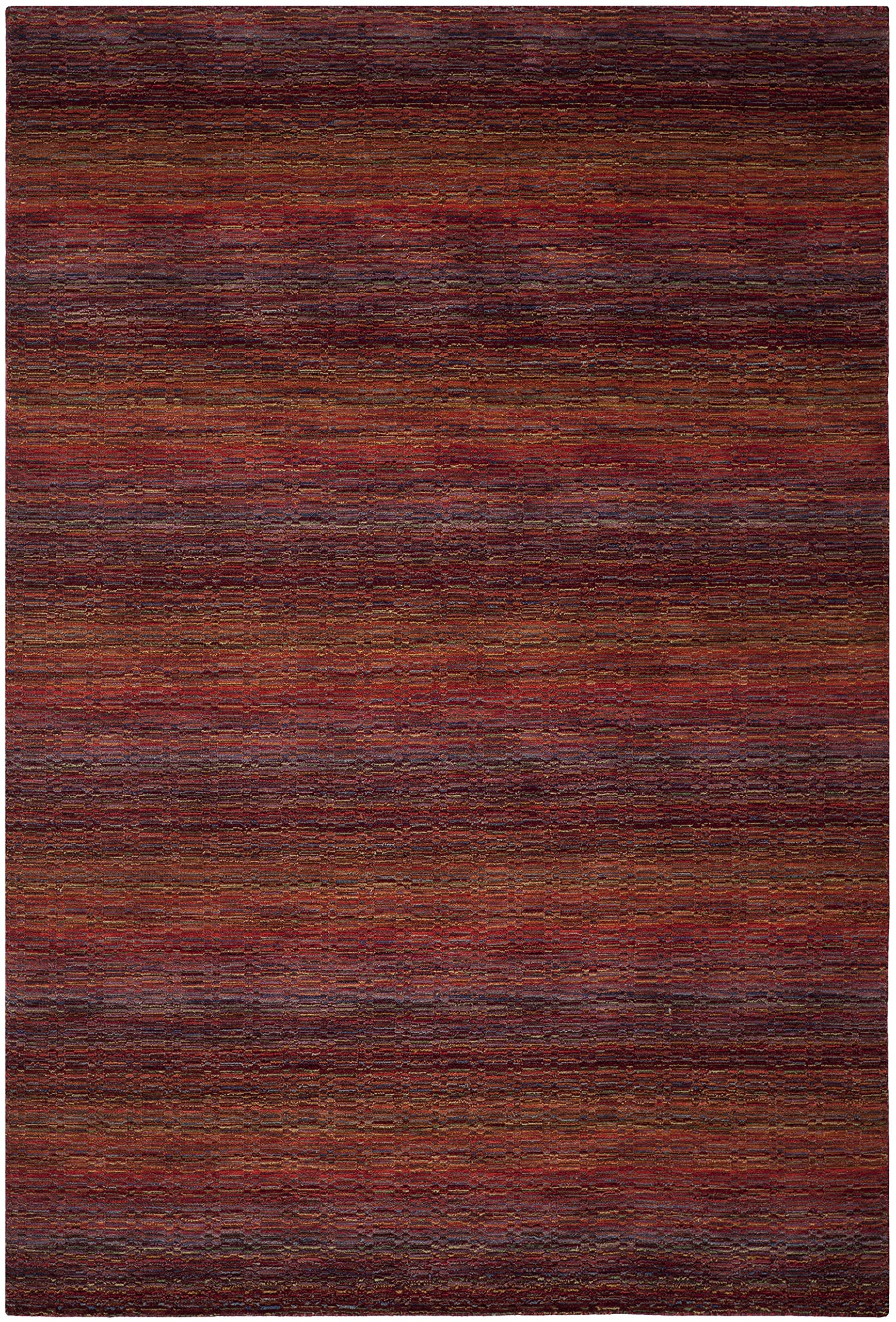 SAFAVIEH Area Rug 8x10 - Himalaya Collection - Large - Red & Multi, Handmade Wool, Ideal for Living Room, Bedroom, Office, Dining Space (HIM703A)